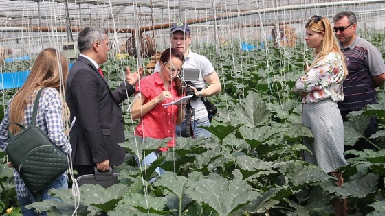 Rus tarım heyeti Antalya'da incelemelerde bulundu
