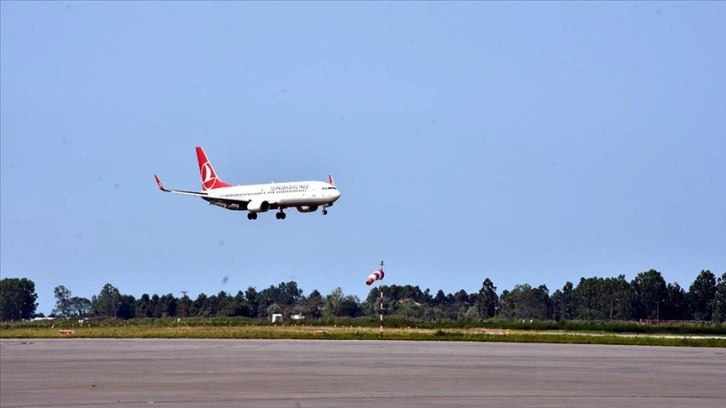 Samsun Çarşamba Havalimanı 10 ayda 1 milyon 193 bin 924 yolcu ağırladı