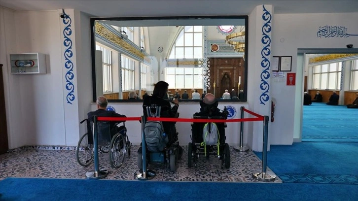 Samsun'da Alaaddin Camisi'ndeki düzenlemeler engelli bireylerin ibadetlerini kolaylaştırıy