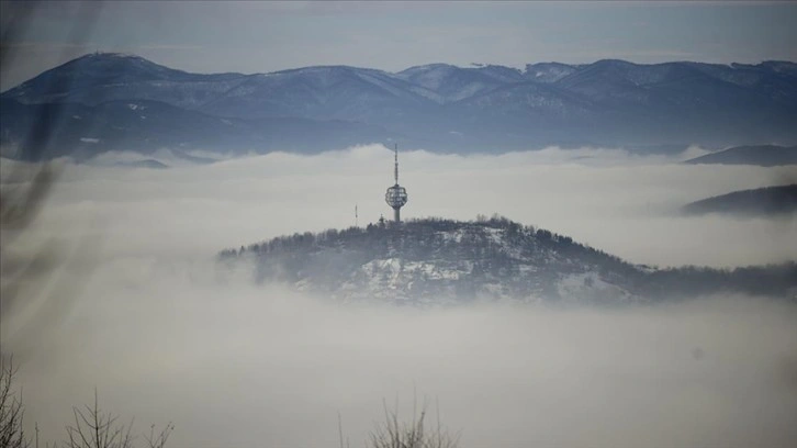 Saraybosna'da hava kirliliği etkisini göstermeye başladı