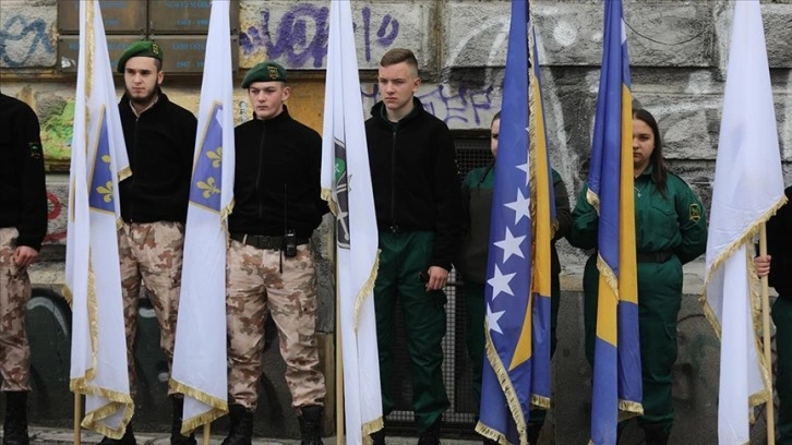 Saraybosna'daki Dobrovoljacka çatışmalarının 31. yılında anma töreni düzenlendi