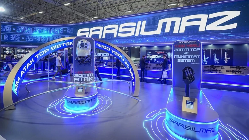 Sarsılmaz, ATAK burun topu ve insansız kara robotlarıyla IDEF 2025'te öne çıktı