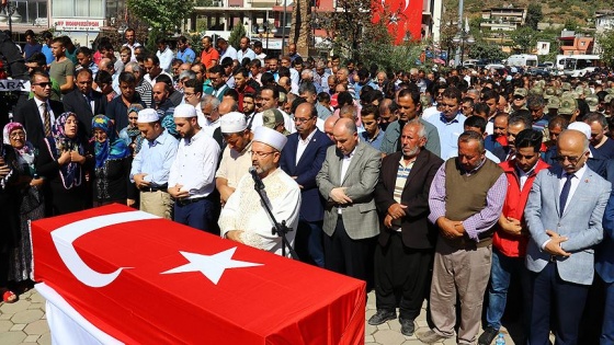 Şehit işçi Osman Soylu son yolculuğuna uğurlandı