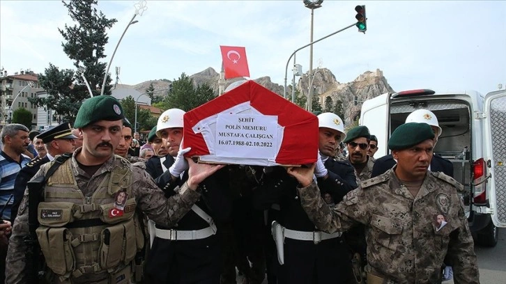 Şehit Özel Harekat Polisi Çalışgan, Tokat'ta son yolculuğuna uğurlandı