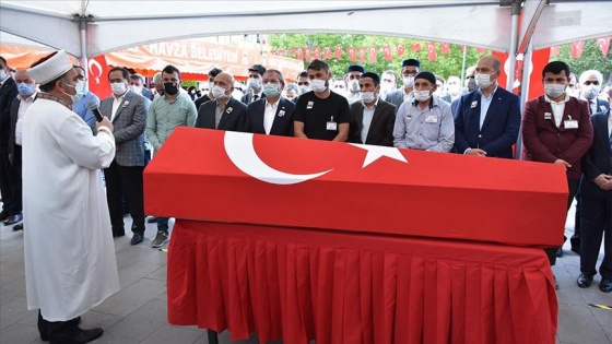 Şehit Yüzbaşı Mahmut Top Samsun'da son yolculuğuna uğurlandı