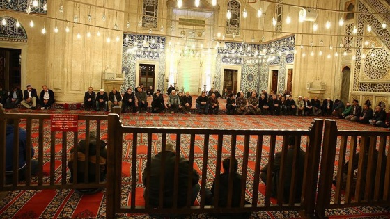 Selimiye Camii'nde şehitler için mevlid-i şerif okutuldu