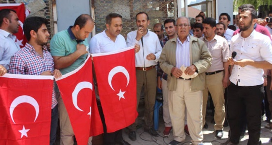 Şemdinli'de darbe girişimi protesto edildi