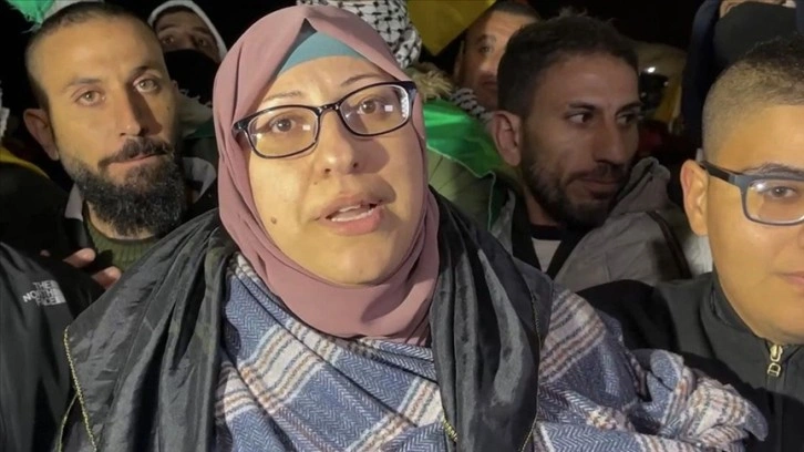 Serbest bırakılan Filistinli kadın esirlerden Şaban: Batı Şeria'da direnişin izinde kalacağız