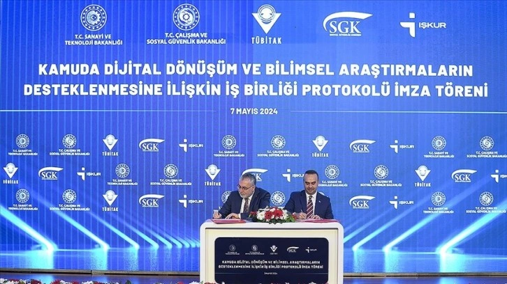 SGK ve İŞKUR, TÜBİTAK ile işbirliği protokolü imzaladı