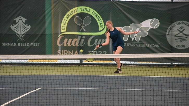 Şırnak'ın ilk uluslararası tenis turnuvası Cudi Cup başladı