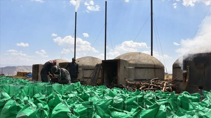 Şırnak'ta fırınlarda üretilen mangal kömürü Irak'tan da talep görüyor