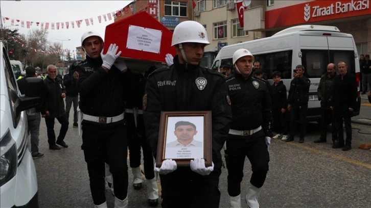 Şırnak'ta trafik kazasında şehit olan polis memurunun cenazesi Kayseri'de defnedildi