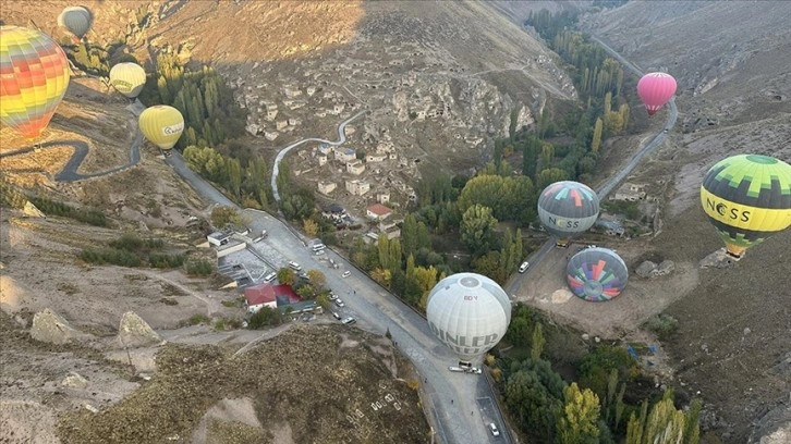 Soğanlı Vadisi'nde 1 yılda 15 binden fazla turist balon turuna katıldı