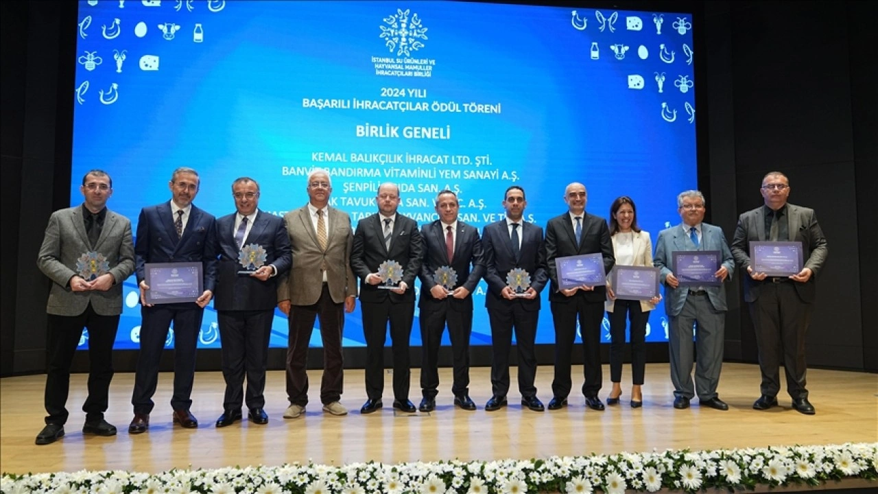 Su ürünü ve hayvansal mamul ihracatçısı şirketler ödüllendirildi