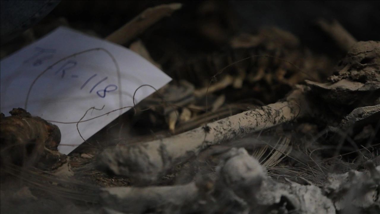 Suriye'de eski bir g&uuml;venlik merkezinde toplu mezar bulundu