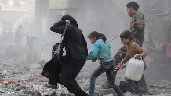 Suriye'de savaş uçakları kaçan sivilleri vurdu: 8 ölü 14 yaralı