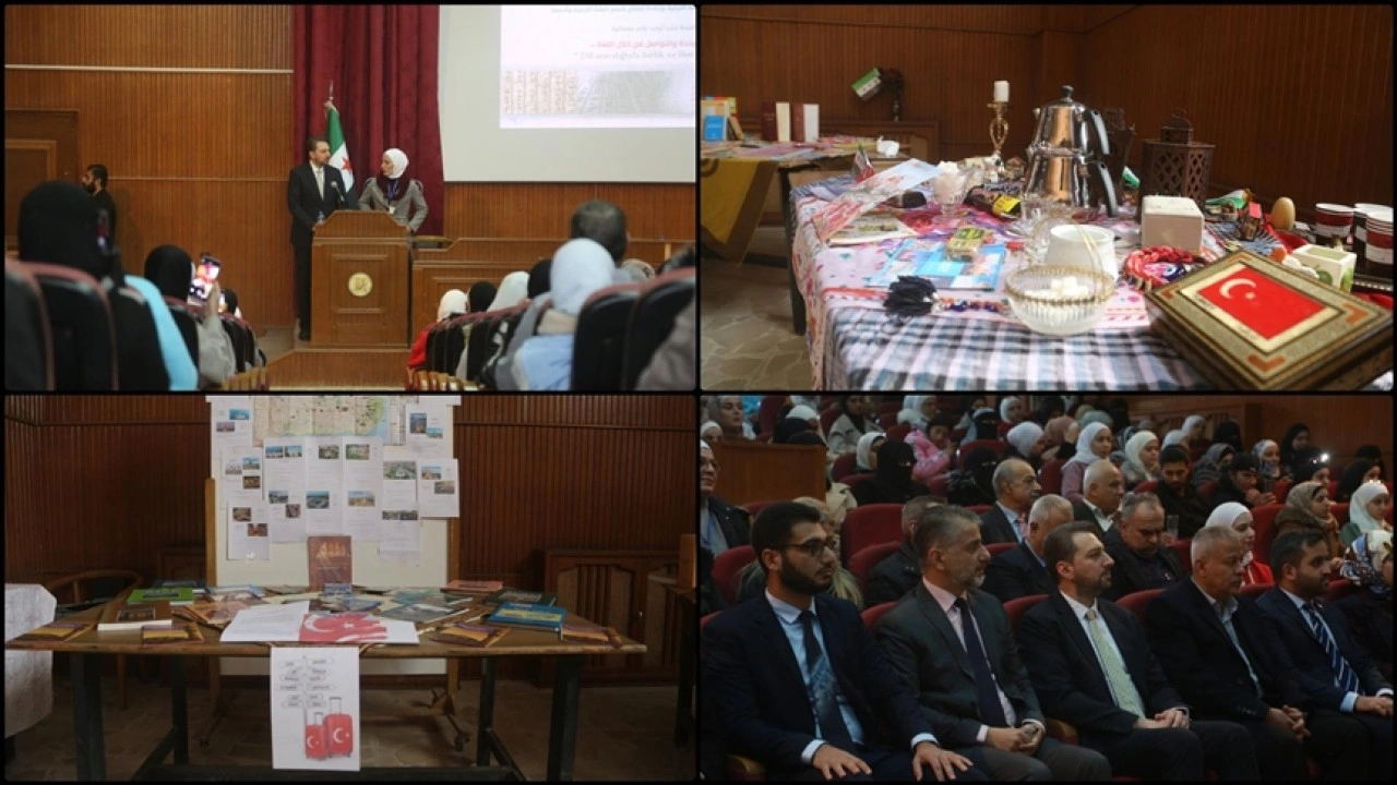 Suriye'nin Halep &Uuml;niversitesi'nde "D&uuml;nya T&uuml;rk Dili Ailesi G&uuml;n&uuml;" etkinliği d&uuml;zenl