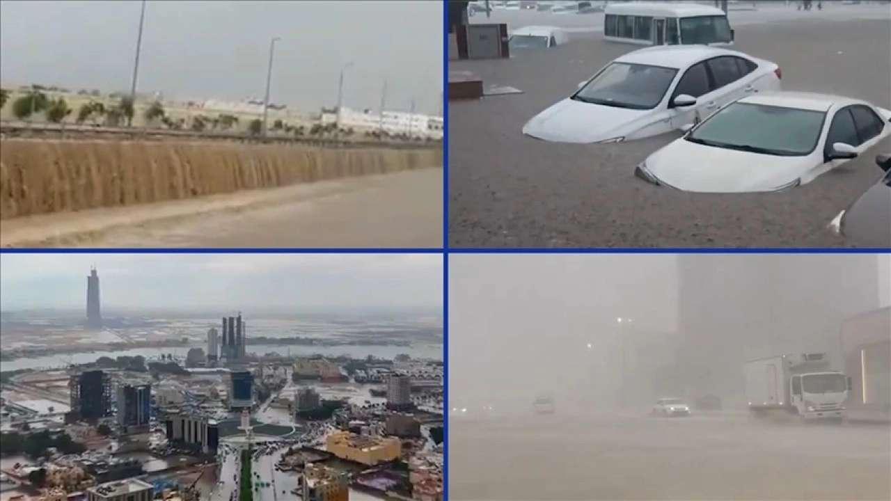 Suudi Arabistan'da ÅŸiddetli yağışlar sele yol açtı