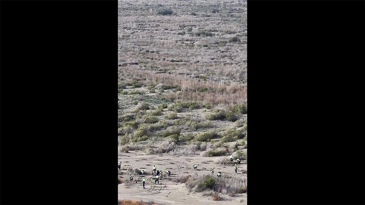 Tarım ve Orman Bakanlığından Ağyatan Lagünü'nde kumul erozyonuyla mücadele
