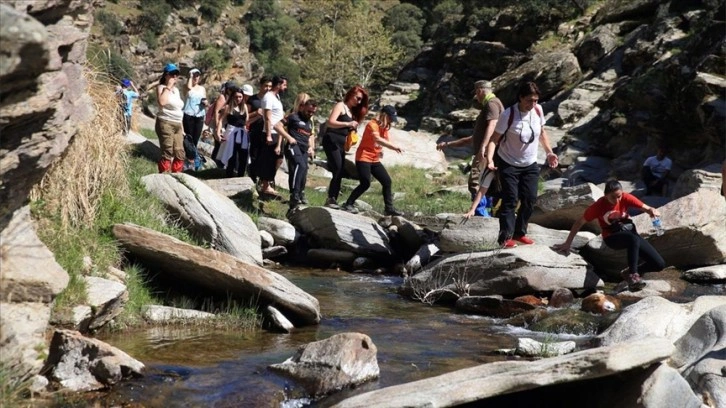 Taşyaran Vadisi doğa tutkunlarının uğrak yeri oldu