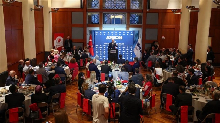TBMM Başkanı Kurtulmuş, ABD'de faaliyet gösteren iş insanlarıyla bir araya geldi
