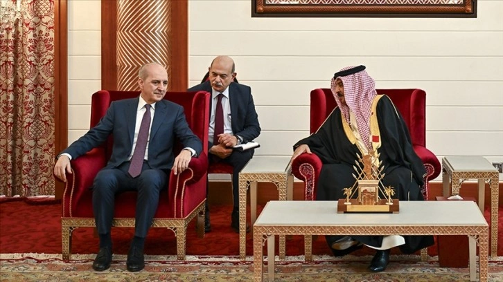 TBMM Başkanı Kurtulmuş, Bahreyn'de Kral Al Khalifa ile görüştü