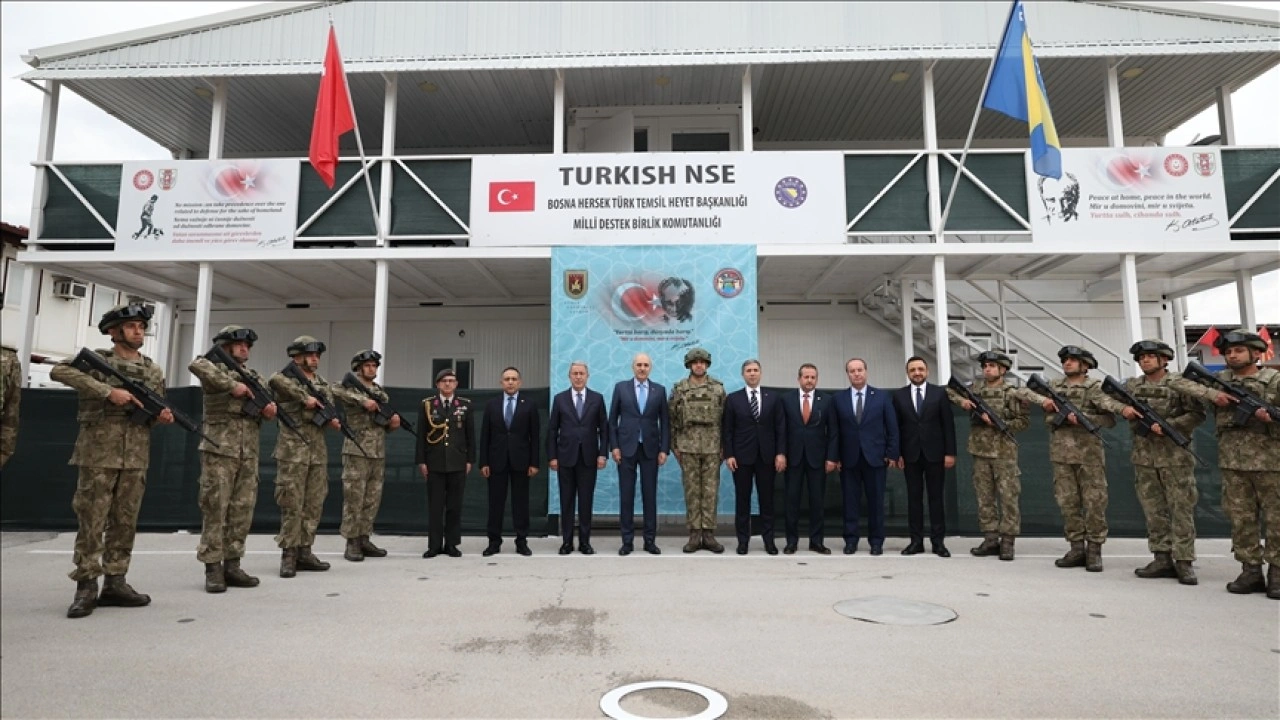 TBMM Başkanı Kurtulmuş, Bosna Hersek'te EUFOR Türk Temsil Heyeti Başkanlığını ziyaret etti