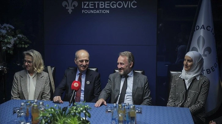 TBMM Başkanı Kurtulmuş, Bosna Hersek'te SDA Genel Başkanı Bakir İzetbegoviç ile görüştü