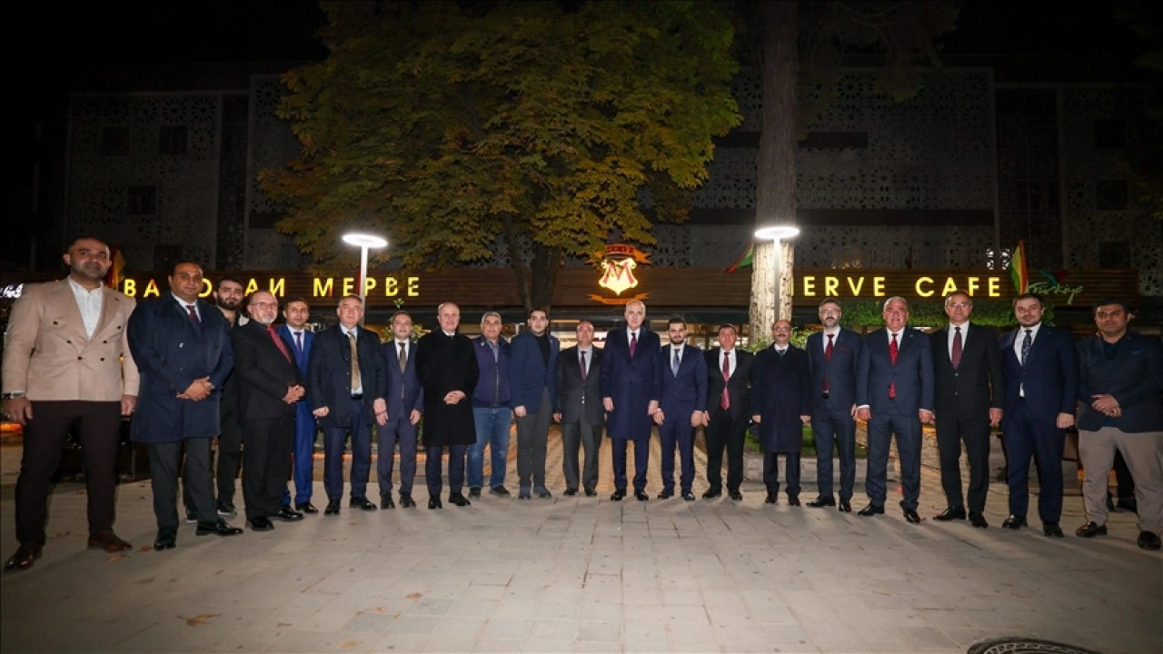 TBMM Başkanı Kurtulmuş, Duşanbe'de Türk iş insanlarıyla buluştu