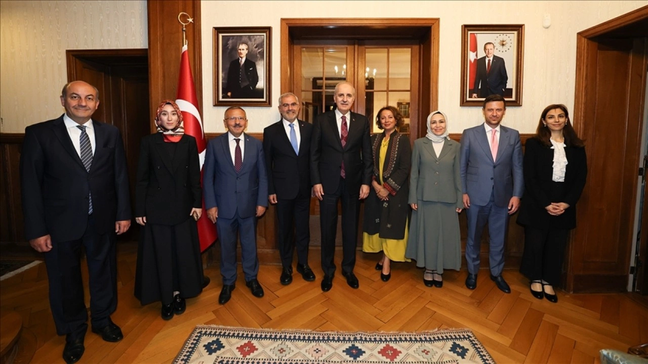 TBMM Başkanı Kurtulmuş'tan, Türkiye'nin BM Cenevre Ofisi nezdindeki Daimi Temsilciliğine z
