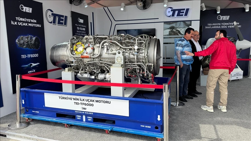 TEI, ürettiği havacılık motorlarını TEKNOFEST KKTC'de sergiliyor