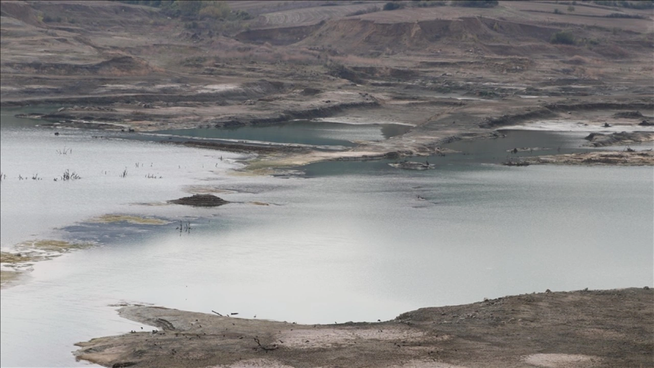 Tekirdağ'da Naip Barajı'nın doluluk oranı yağışlara rağmen artmadı