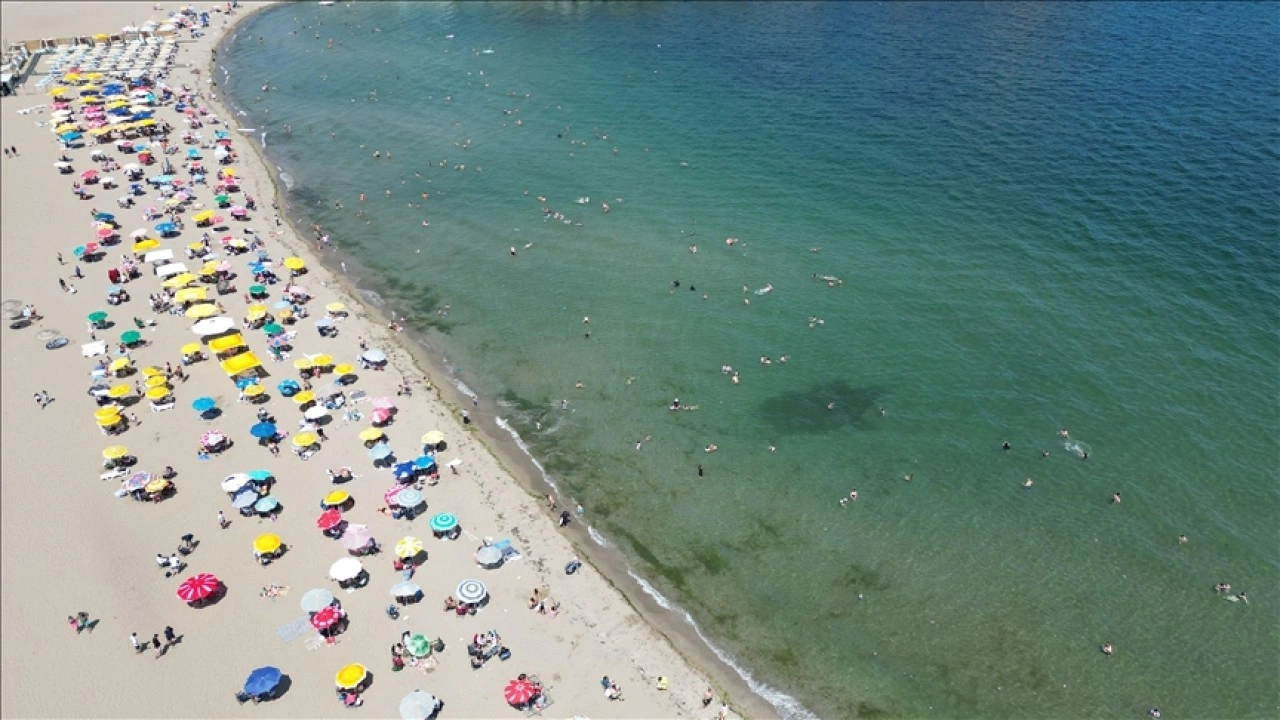 Tekirdağ sahillerinde bayram yoğunluğu yaşanıyor