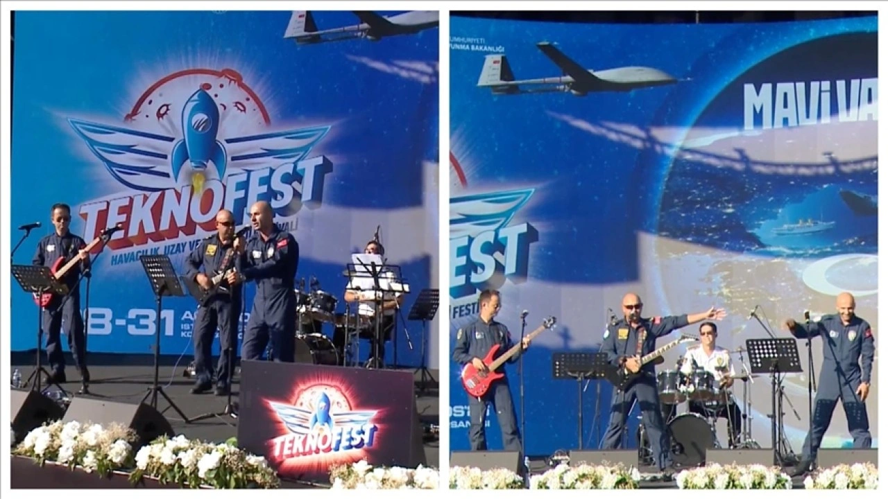 TEKNOFEST Mavi Vatan'da "Yüksek İrtifa" grubu konser verdi