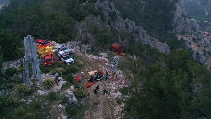 Teleferik kazasıyla ilgili Antalya Cumhuriyet Başsavcılığınca adli soruşturma başlatıldı