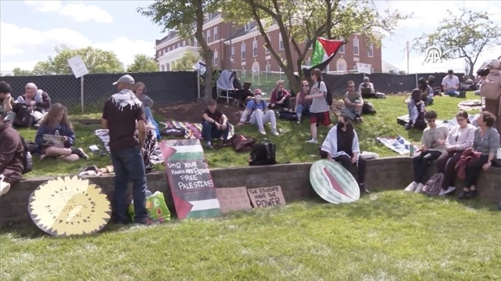 Texas Üniversitesindeki İsrail karşıtı protestoda gözaltına alınan kişi sayısı 34'e yükseldi