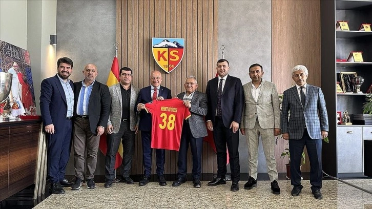 TFF Başkanı Mehmet Büyükekşi, Kayserispor'u ziyaret etti