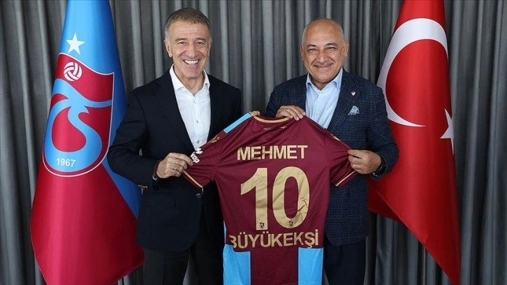 TFF Başkanı Mehmet Büyükekşi, Trabzonspor Kulübünü ziyaret etti