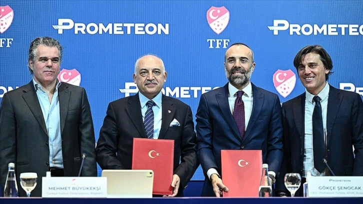 TFF ile Prometeon sponsorluk sözleşmesi imzaladı