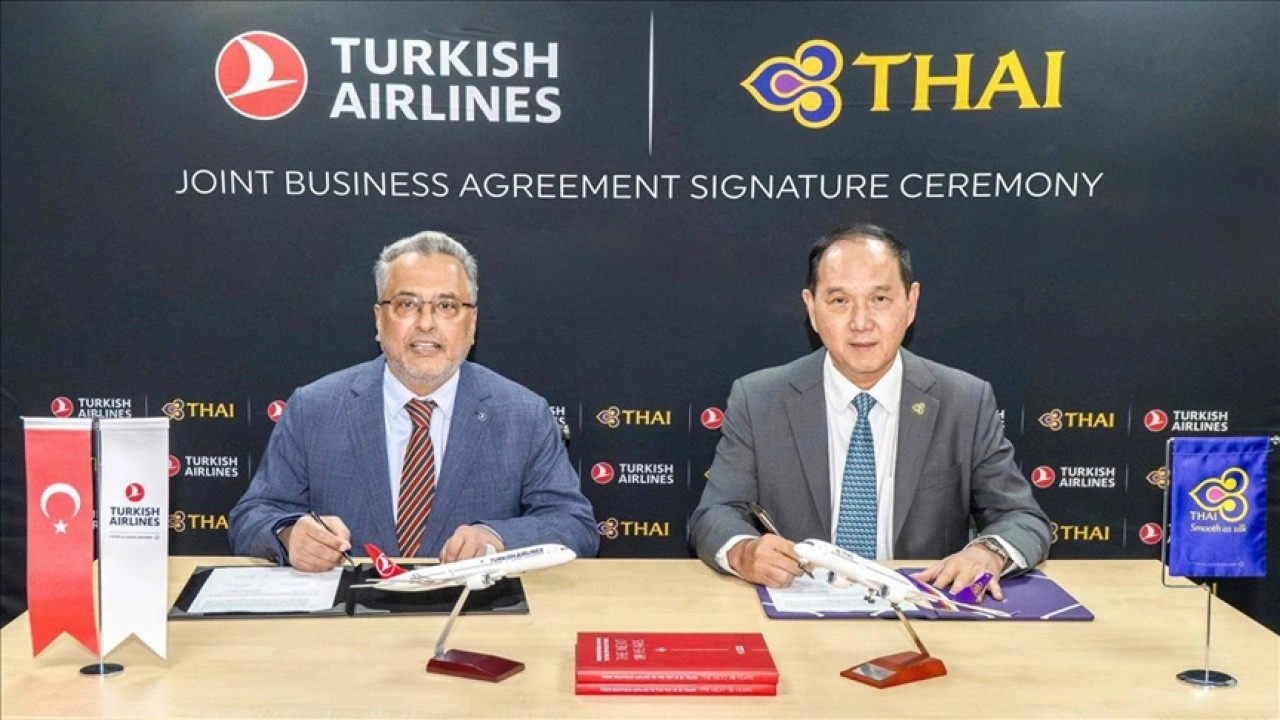 THY ile Tayland'ın hava yolu şirketi Thai Airways arasında işbirliği