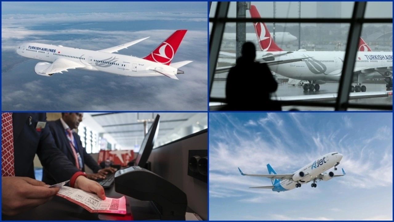 THY ve AJet, "Ada Kıbrıs"a kurulan hava köprüsüyle 100 bin turisti Kuzey Kıbrıs'a taş