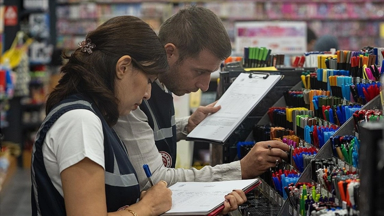 Ticaret Bakanlığı son dönemdeki kırtasiye denetimlerinde 15,2 milyon lira ceza uyguladı