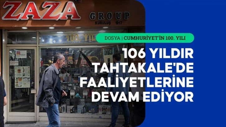 Ticaretin kalbi Tahtakale'de 'Cumhuriyet ile büyüyen' çınar: Zaza Grup