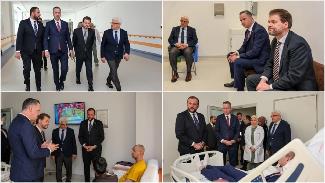 TİKA Başkanı Kayalar, Kuzey Makedonya’daki yangında yaralananları ziyaret etti