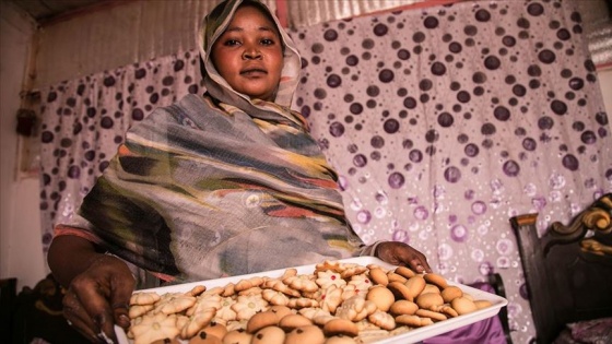 TİKA'nın desteklediği Sudanlı kadınlar üretime katkı sağlıyor
