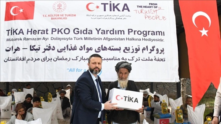 TİKA'dan Afganistan'da ihtiyaç sahibi 600 aileye gıda yardımı