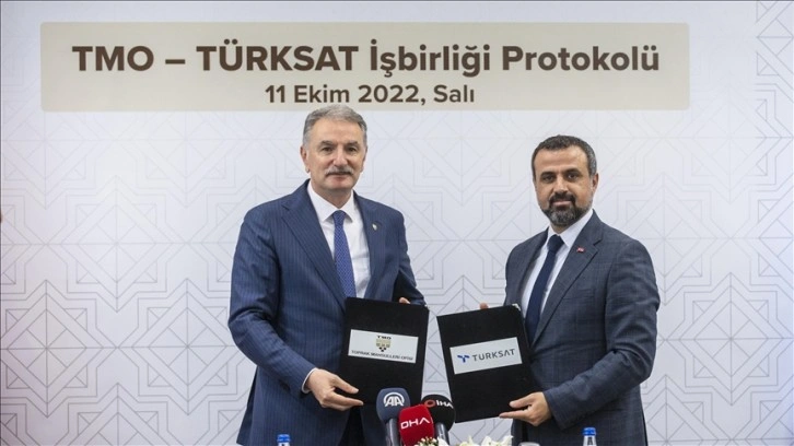 TMO ile Türksat arasında tarım ürünlerinin uydudan takibine yönelik iş birliği yapıldı