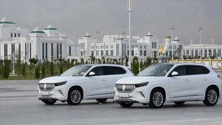 Togg araçları Türkmenistan'a törenle teslim edildi
