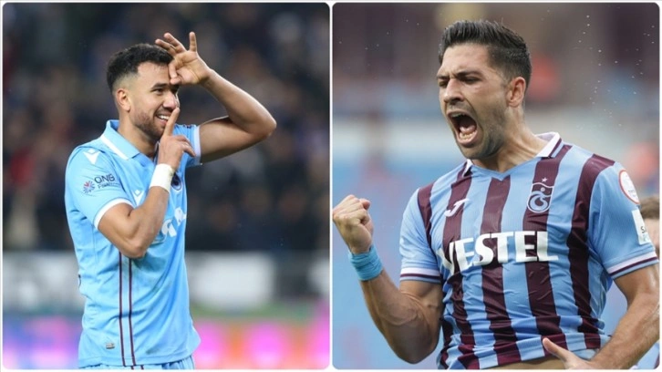 Trabzonspor'da son 2 sezonun golcüleri Trezeguet ve Bakasetas