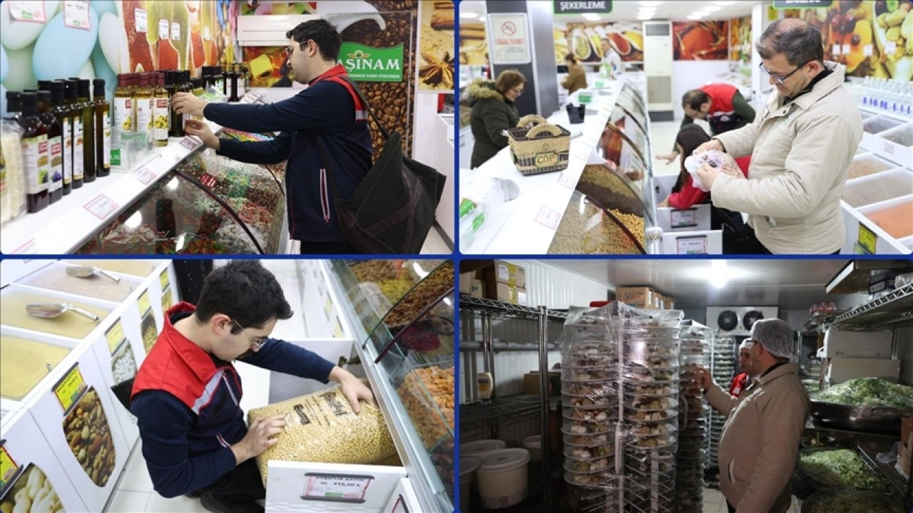 Trakya'da yılbaşı &ouml;ncesi gıda satışı yapan işletmeler denetlendi